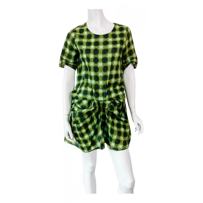 Pre-owned Marni Mini Dress In Green