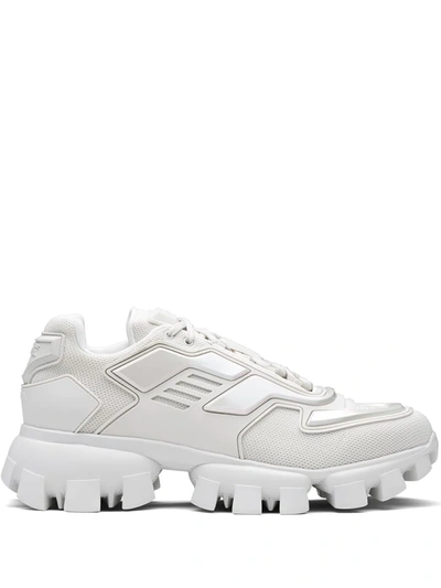 Prada Cloudbust Thunder Low-top Sneakers In White