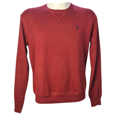Pre-owned Polo Ralph Lauren Pull In Burgundy