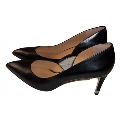 Pre-owned Marc By Marc Jacobs Leather Heels In Black