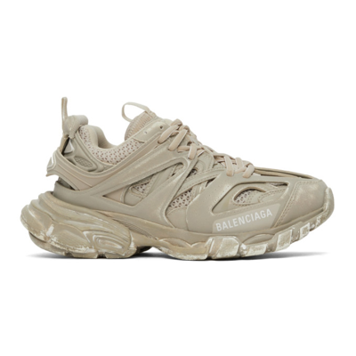 Balenciaga Track Low-top Sneakers Grey In 9700 Faded Beige
