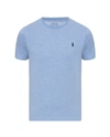 Polo Ralph Lauren Mens Blue Crewneck Cotton-jersey T-shirt