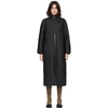 Ganni + Net Sustain Quilted Recycled Ripstop Coat In 099 Black