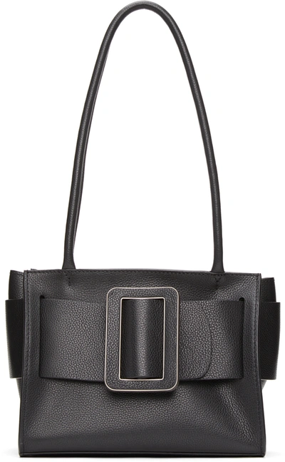 Boyy Bobby 23 Soft Pebbled Leather Tote In Black