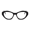 SAINT LAURENT BLACK SL M60 CAT-EYE GLASSES