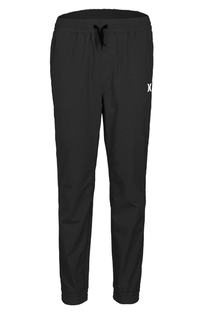 Hurley Kids' H2o Dri Woven Joggers In Black