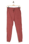 Supplies By Union Bay Demery Sateen Joggers In Red Clay
