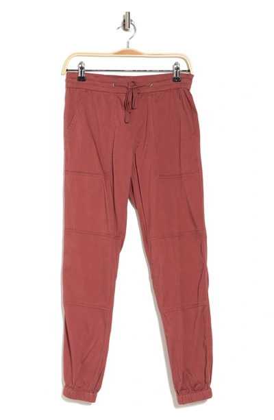Supplies By Union Bay Demery Sateen Joggers In Red Clay