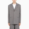 Off-white Crease Single-breasted Blazer In Multicolor