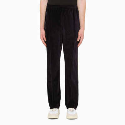 Needles Purple/green Velvet Track Trousers