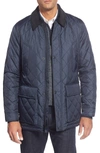 Cole Haan Quilted Jacket In Navy