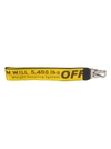OFF-WHITE CLASSIC INDUSTRIAL KEY HOLDER,OMZG051F21FAB001 1810 YELLOW BLACK