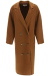 Loulou Studio Borneo Double-breasted Wool And Cashmere-blend Felt Coat In Camel (brown)