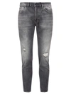DONDUP BRIGHTON - CARROT FIT JEANS WITH RIPS,UP434 DS0215U BT9 DU 999