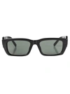 PALM ANGELS PA02 SUNGLASSES,PERI002Y21PLA001 1055 BLACK GREEN