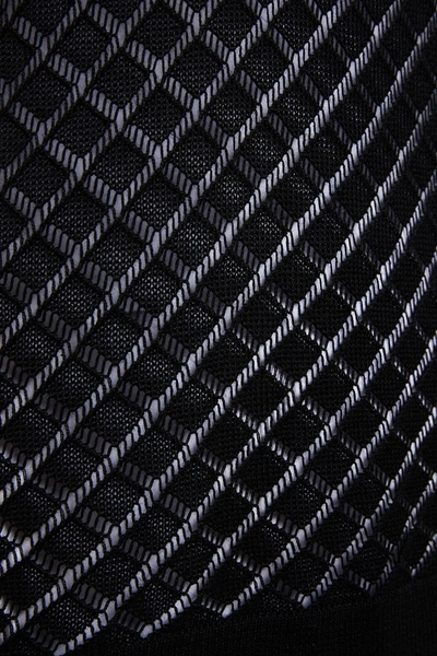 L Agence Pointelle-knit Turtleneck Jumper In Black