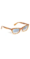 Ray Ban Lady Burbank Narrow Cat Eye Sunglasses