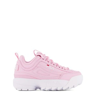 Fila Kids' Disruptor Lace-up Trainers In Pink