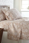 Southshore Fine Linens Perfect Paisley Printed Sheet Set In Taupe W/ White Paisley