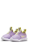 Nike Babies' Flex Runner Slip-on Running Shoe In Lilac,light Lemon Twist