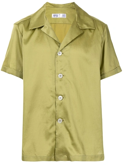 Fred Segal Short-sleeve Pyjama Shirt In Green