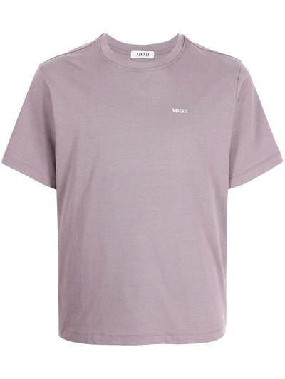 Adish Logo-print Cotton T-shirt In Purple