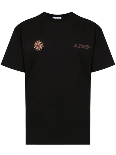 Adish Logo印花短袖t恤 In Black
