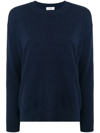 Pringle Of Scotland Round-neck Cashmere Jumper In Inkwell
