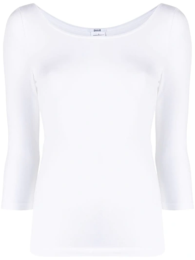 Wolford Cordoba Scoop-neck Top In White