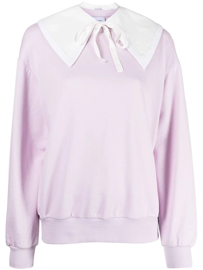 Sleeper Diana Athpleasure Sweatshirt And Shorts Set In Pink