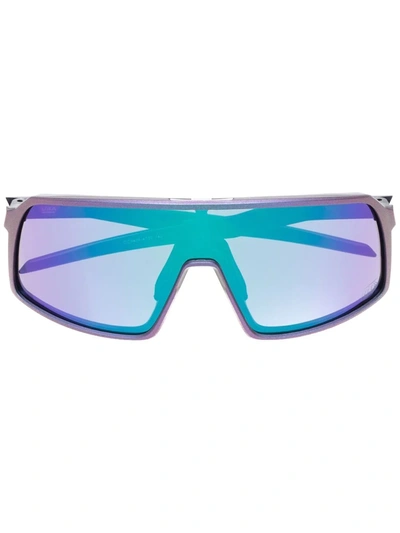 Oakley 面罩式太阳眼镜 In Purple
