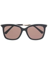 Michael Kors Square-frame Sunglasses In Black