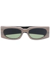 GCDS RECTANGULAR-FRAME SUNGLASSES