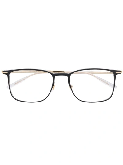 Montblanc Matte-effect Square-frame Glasses In Black