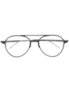 Montblanc Aviator Eyeglass Frames In Black