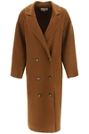Loulou Studio Borneo Double-breasted Wool And Cashmere-blend Felt Coat In Brown