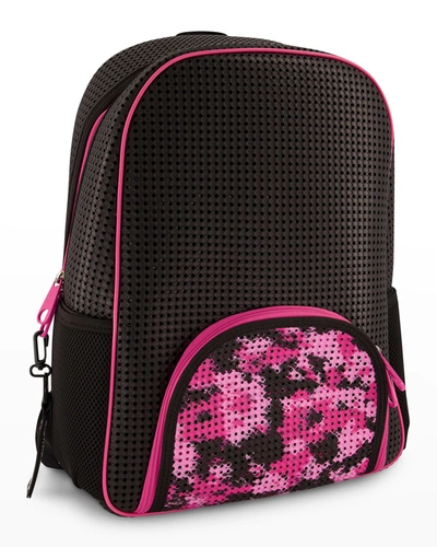 Light+nine Kid's Starter Excel Xl Perforated Backpack In Pink Camo