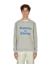 Noah Crewneck Knowledge Sweatshirt In Heather Grey