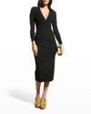 Veronica Beard Arika Knit Dress - Atterley In Black
