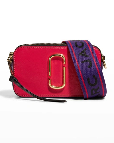 The Marc Jacobs Snapshot Colorblock Camera Bag In New Peony Multi