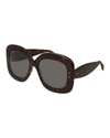 ALAÏA SQUARE ACETATE SUNGLASSES,PROD222153020