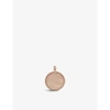 Monica Vinader Deia Beaded 18ct Recycled Rose Gold-plated Vermeil Sterling Silver Necklace Pendant In Gold