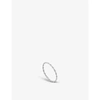 Monica Vinader Corda Recycled Sterling Silver Ring In Silver