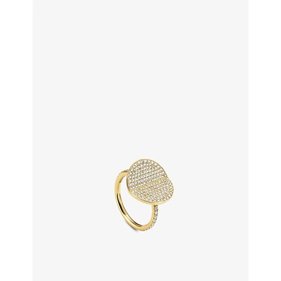 Bucherer Fine Jewellery B Dimension 18ct Yellow-gold And 1.04ct Brilliant-cut Diamond Ring In Yellow Gold