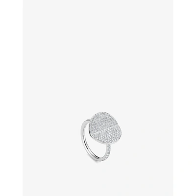 Bucherer Fine Jewellery B Dimension 18ct White-gold And 1.04ct Brilliant-cut Diamond Ring In White Gold