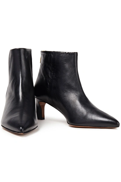 Atp Atelier Messina Leather Ankle Boots In Black