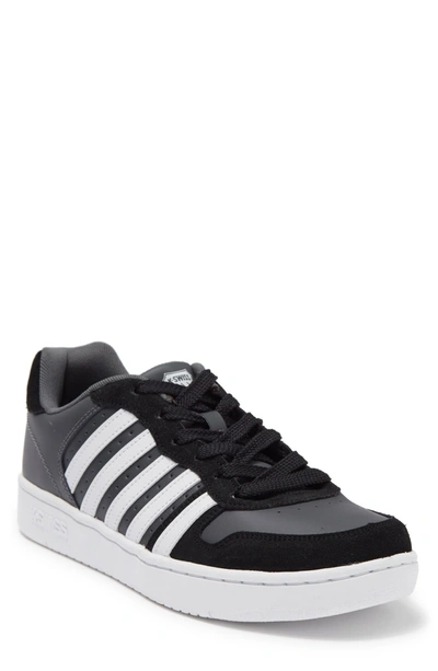 K-swiss Court Palisades Sneaker In Black/charcoal/white