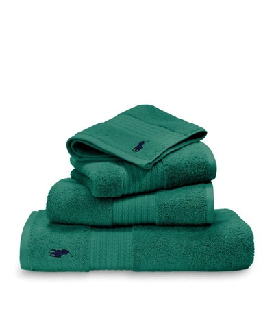 Ralph Lauren Evergreen Player Cotton Bath Sheet 90cm X 170cm Bath Towel