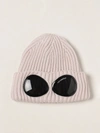 C.p. Company Beannie Hat Goggle  With Balaclava Lenses In Beige