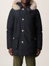 Woolrich Blue Outerwear Jacket In Blue
